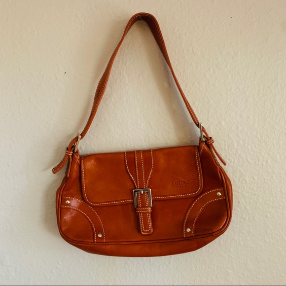 Vintage Medici leather handbag - Picture 1 of 4